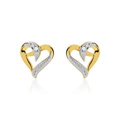 Unique Herz-Ohrstecker mit 2 Brillanten 0,01 ct aus 585 Gold Unkategorisiert online kaufen
