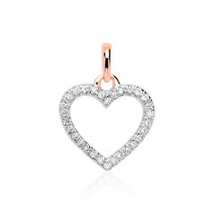 Unique Herzanhänger für Damen aus 585 Roségold, 30 Brillanten, 0,05 ct Unkategorisiert online kaufen