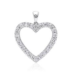 Unique Herzanhänger mit 22 Brillanten, 0,93 ct, 750 Weißgold, TW/SI Unkategorisiert online kaufen