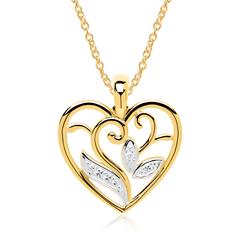 Unique Herzkette aus 585 Gold mit 1 Brillant, 0,01 ct Unkategorisiert online kaufen Unique Herzkette aus 585 Gold mit 1 Brillant, 0,01 ct Unkategorisiert online kaufen