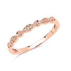 Unique Ring aus 585er Roségold mit 13 Brillanten, 0,03 ct, gravierbar Unkategorisiert online kaufen