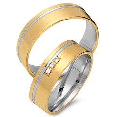 Unique Trauringe 333 Gelb-/Weißgold, 3 Brillanten 0,03 ct Unkategorisiert online kaufen Unique Trauringe 333 Gelb-/Weißgold, 3 Brillanten 0,03 ct Unkategorisiert online kaufen