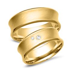Unique Trauringe 333er Gelbgold mit 2 Brillanten TW/SI Unkategorisiert online kaufen