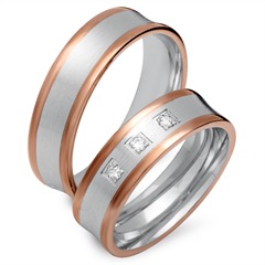 Unique Trauringe 585 Rosé-/Weißgold, 3 Diamanten 0,06 ct Unkategorisiert online kaufen Unique Trauringe 585 Rosé-/Weißgold, 3 Diamanten 0,06 ct Unkategorisiert online kaufen