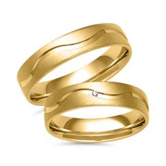 Unique Trauringe aus 333/585 Gold mit Brillant 0,01 ct Unkategorisiert online kaufen