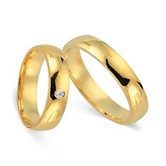 Unique Trauringe aus 750er Gelbgold, 4 mm, mit Brillant Unkategorisiert online kaufen