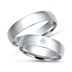 Unique Trauringe aus 750er Weißgold mit 1 Brillant 0,04 ct TW/SI Unkategorisiert online kaufen Unique Trauringe aus 750er Weißgold mit 1 Brillant 0,04 ct TW/SI Unkategorisiert online kaufen