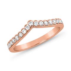 V-Ring für Damen aus Roségold mit lab-grown Diamanten Unkategorisiert online kaufen