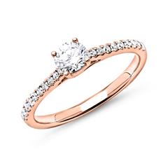 Verlobungsring 585er Roségold mit Diamanten Unkategorisiert online kaufen