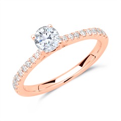 Verlobungsring 585er Roségold mit Diamanten Unkategorisiert online kaufen