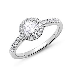 Verlobungsring 585er Weißgold mit Diamanten Unkategorisiert online kaufen
