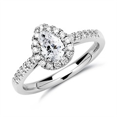 Verlobungsring 585er Weißgold mit Diamanten Unkategorisiert online kaufen