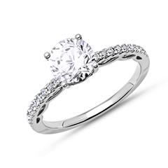 Verlobungsring 585er Weißgold mit Diamanten Unkategorisiert online kaufen