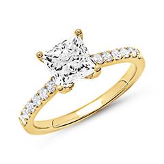 Verlobungsring 750er Gold mit Diamanten Unkategorisiert online kaufen