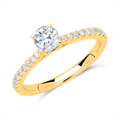 Verlobungsring 750er Gold mit Diamanten Unkategorisiert online kaufen