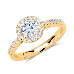 Verlobungsring 750er Gold mit Diamanten Unkategorisiert online kaufen