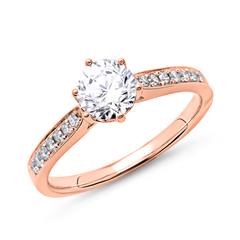 Verlobungsring 750er Roségold mit Diamanten Unkategorisiert online kaufen