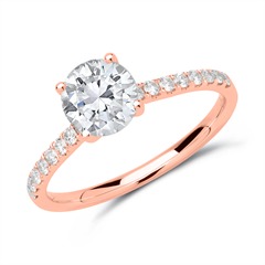 Verlobungsring 750er Roségold mit Diamanten Unkategorisiert online kaufen