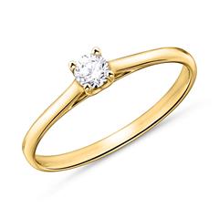 Verlobungsring aus 14K Gold mit Brillant Unkategorisiert online kaufen