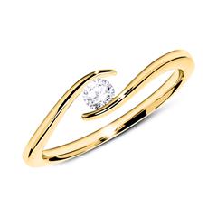 Verlobungsring aus 14K Gold mit Diamant 0,15 ct. Unkategorisiert online kaufen