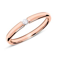 Verlobungsring aus 14K Roségold mit Diamant 0,05 ct. Unkategorisiert online kaufen