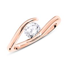 Verlobungsring aus 14K Roségold mit Diamant 0,50 ct. Unkategorisiert online kaufen