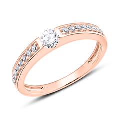 Verlobungsring aus 18K Roségold mit Brillanten Unkategorisiert online kaufen