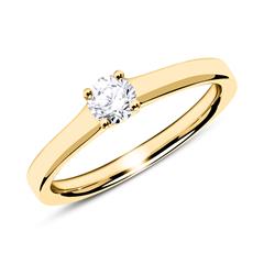 Verlobungsring aus 750er Gold mit Diamant 0,25 ct. Unkategorisiert online kaufen