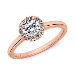 Verlobungsring Halo mit lab grown Diamanten, Roségold Unkategorisiert online kaufen Verlobungsring Halo mit lab grown Diamanten, Roségold Unkategorisiert online kaufen