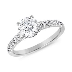 Verlobungsring mit Diamanten aus Weißgold oder Platin Unkategorisiert online kaufen