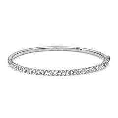 Weißgold oder Platin Armreif mit lab grown Diamanten Unkategorisiert online kaufen