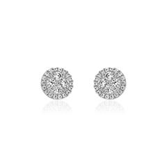 Weißgold oder Platin Ohrschmuck mit Lab Diamanten Unkategorisiert online kaufen