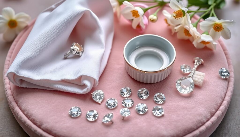 Pflege von Diamantschmuck