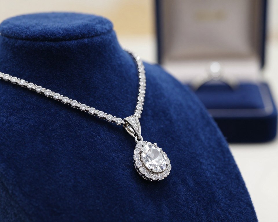 Brillantkette mit Diamantanhänger