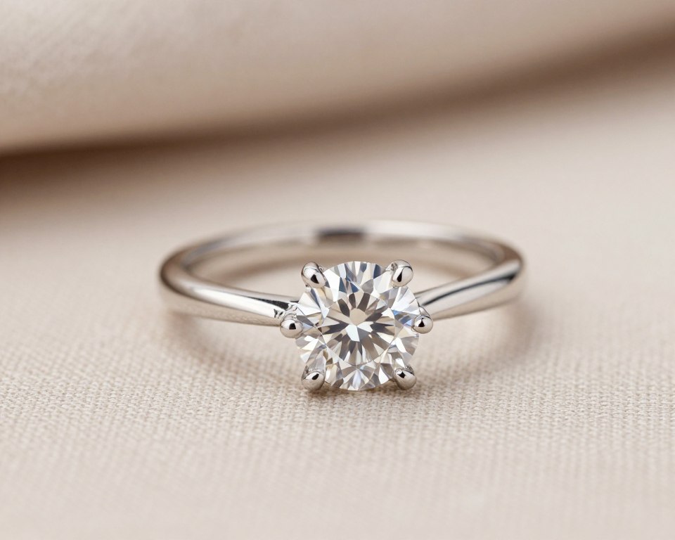 Brillantring mit passender Ringfassung