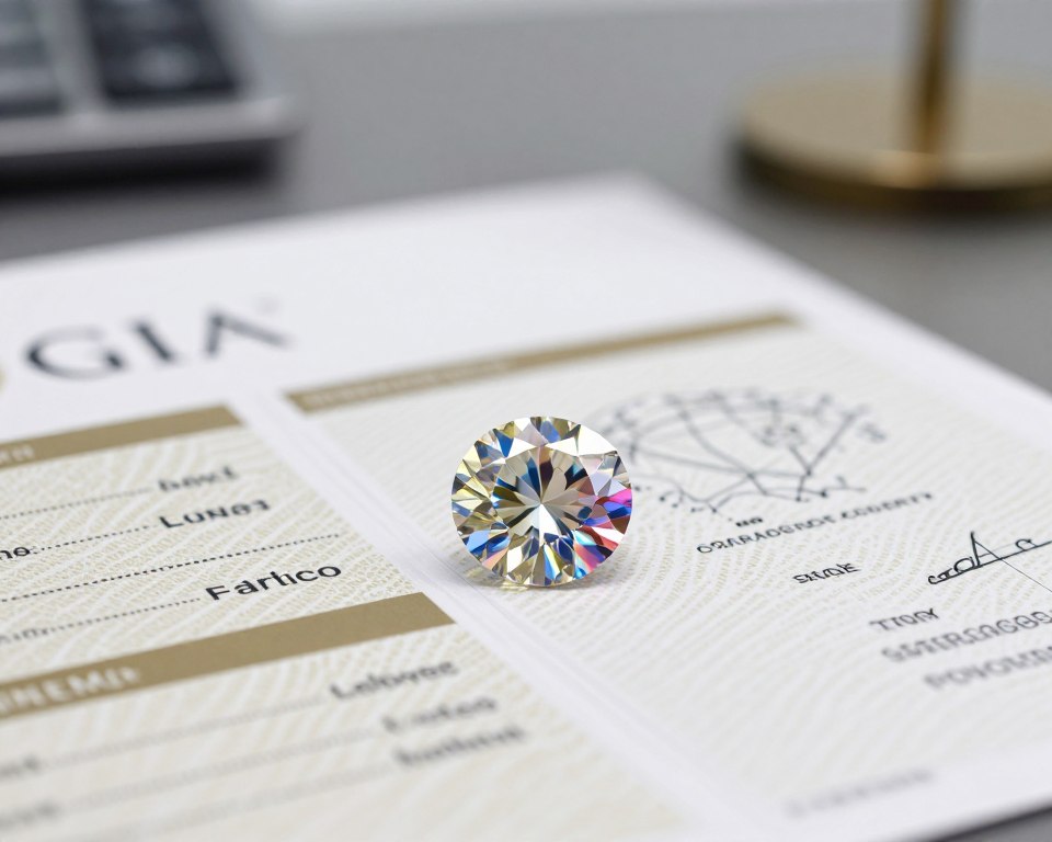 Diamantzertifikat für farbige Diamanten
