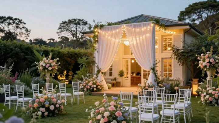 Gartenhochzeit: Vom Gartenhaus zur romantischen Hochzeitslocation