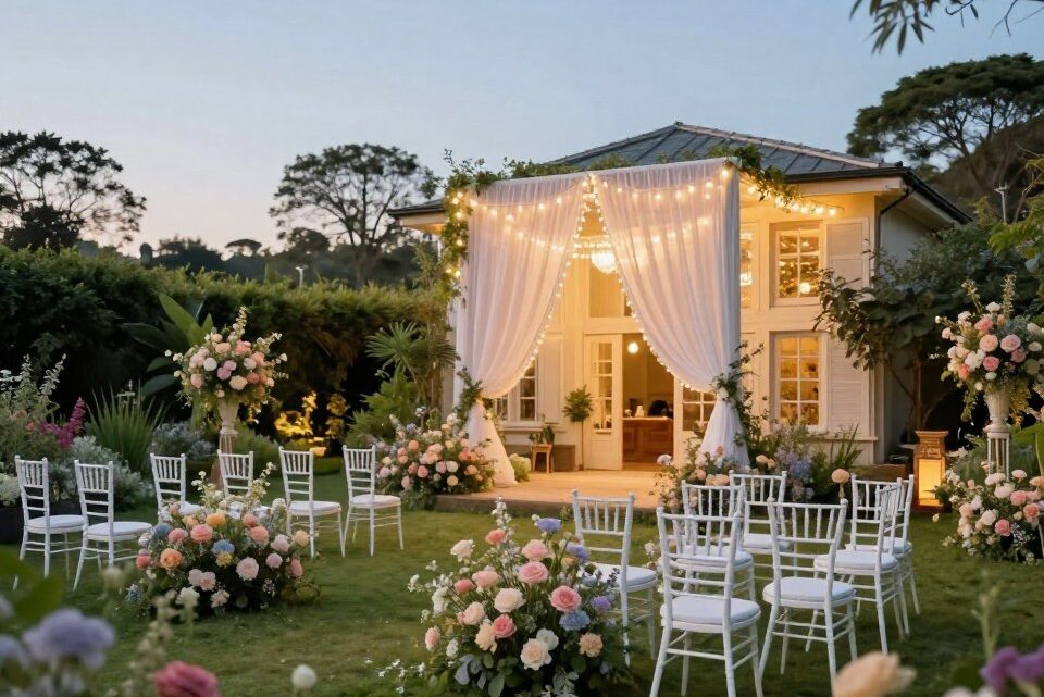 Gartenhochzeit: Vom Gartenhaus zur romantischen Hochzeitslocation