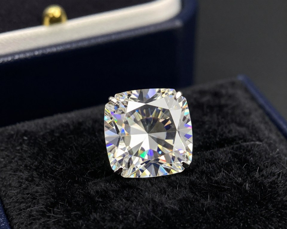 Quadratischer Diamant im Princess Cut