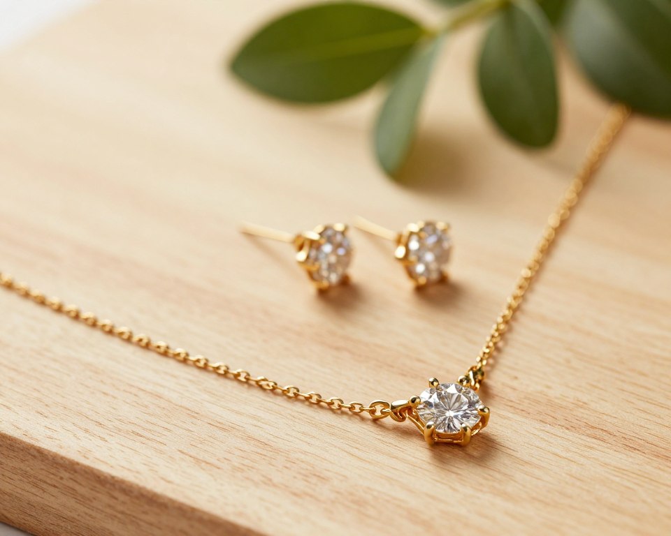 recyceltes Gold und Labordiamanten
